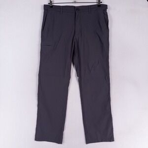 UB Tech Classic Fit Pants Mens 36x34 Gray Stretch Nylon Outdoor Gorpcore Hiking
